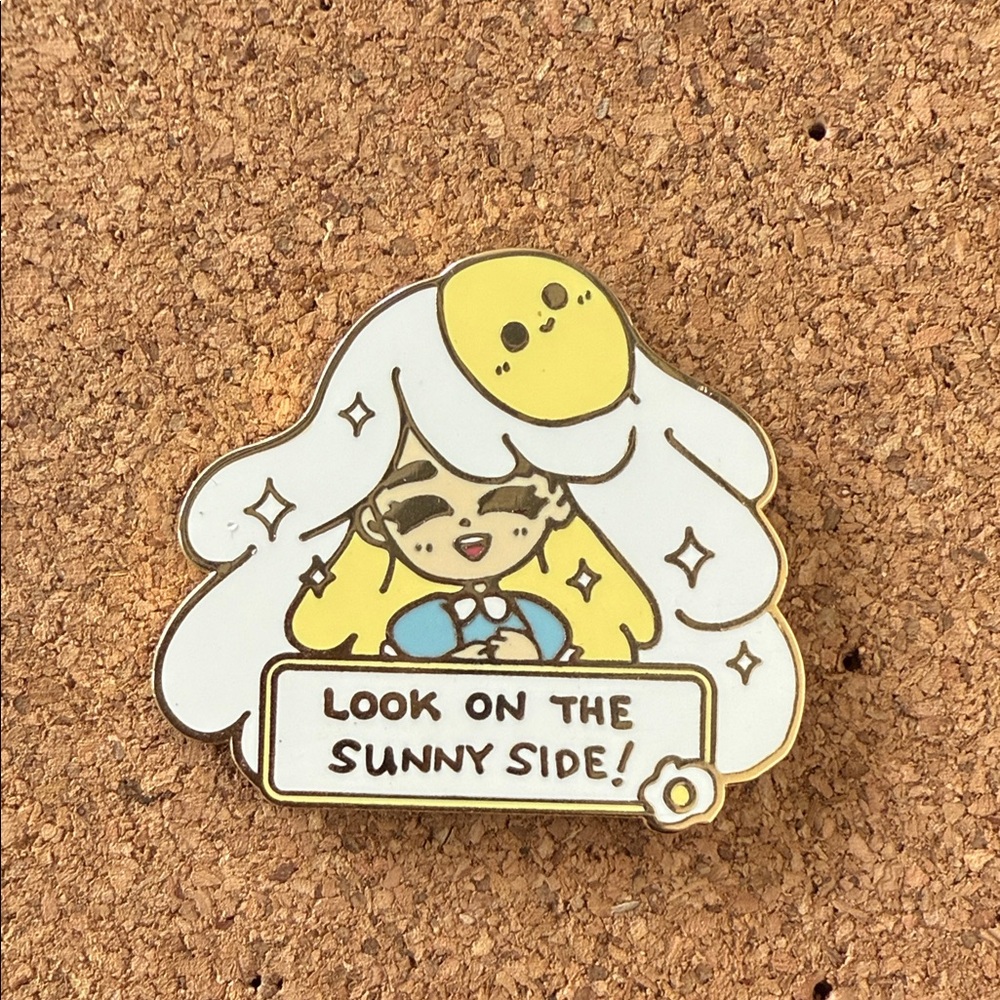 Egg girl Enamel Pin